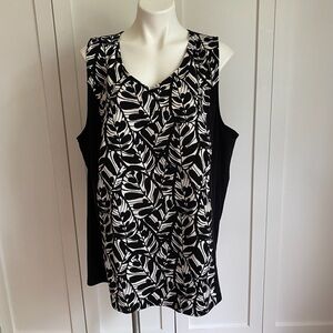 Plus size (6x) swim Juno active tank top